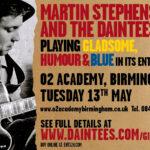 Mart Stephenson & Daintees poster for Brum gig 13-5-14