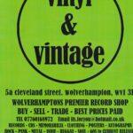 Flyer for Vinyl & Vintage