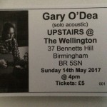 Tickets for Wellington - Brum gig,