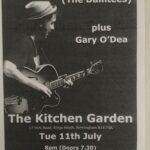 Kitchen Garden Cafe flyer with Martin Stephenson